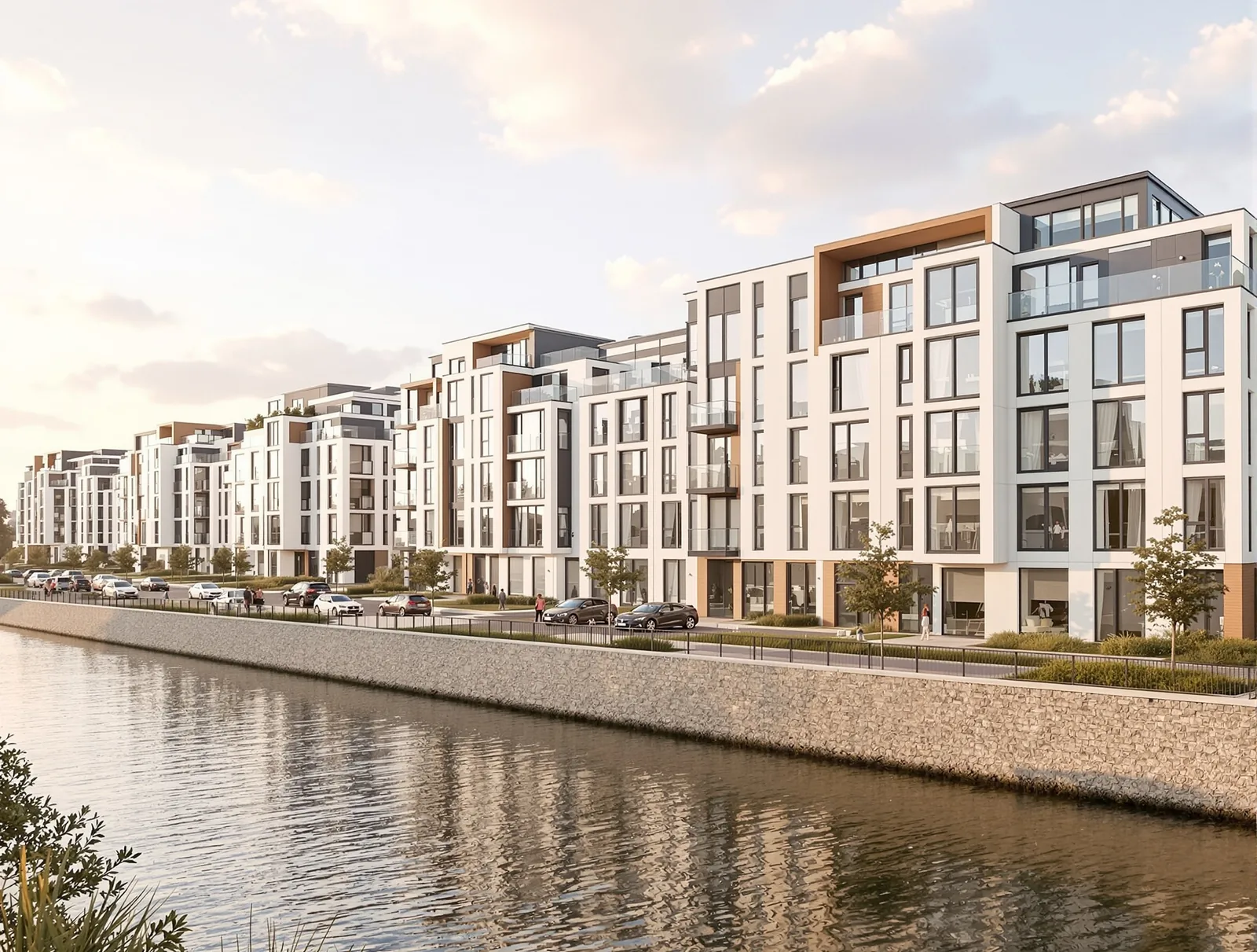 Bègles (33130) - quartier des Terres-Neuves au bord de la Garonne