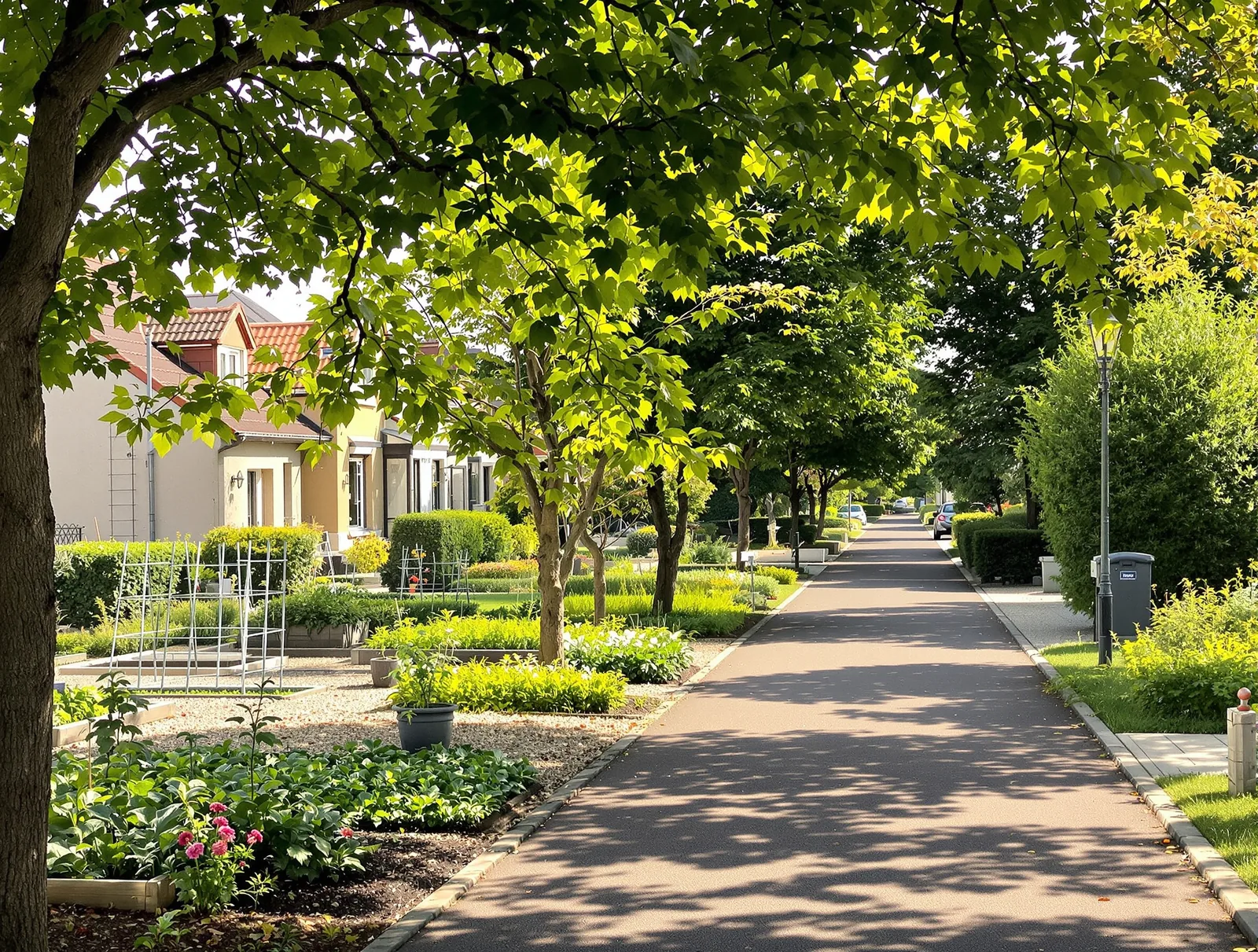 Eysines (33320) - quartier résidentiel avec jardins maraîchers de la métropole