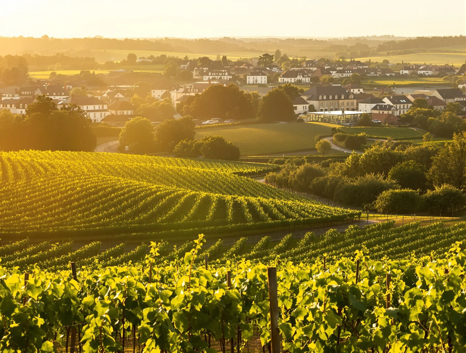 Pessac (33600) - vignoble et quartiers résidentiels de la métropole bordelaise