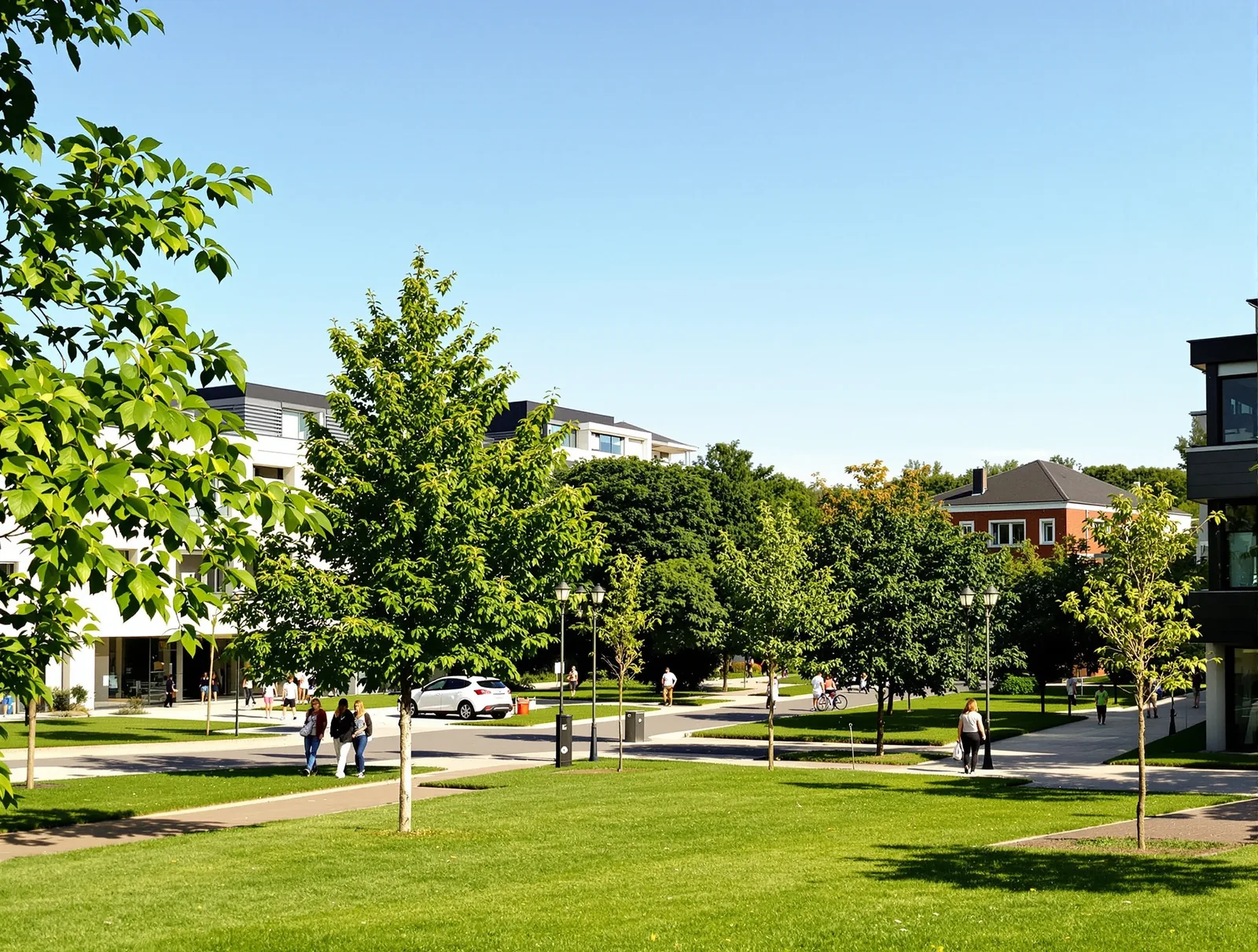 Talence (33400) - campus universitaire et quartiers résidentiels